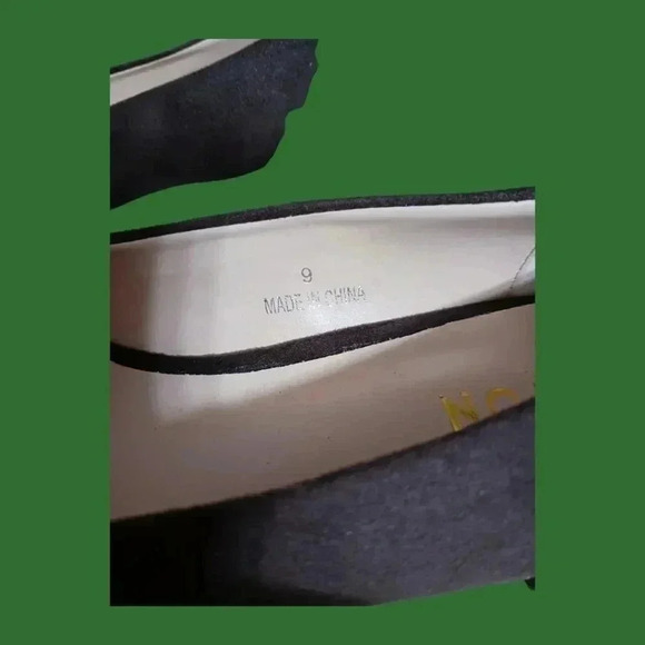 Beston pointed  toe pump chunky heel studs deco size 9 - Picture 6 of 11